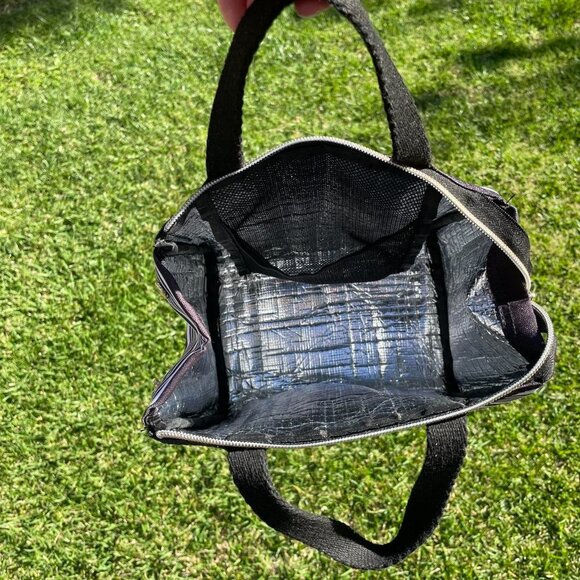 Kate Spade black and white striped lunch bag - Picture 3 of 7